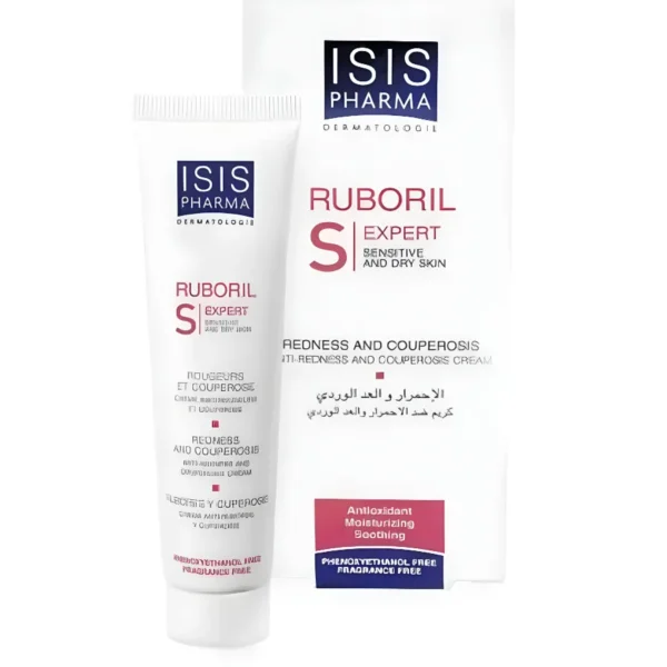 ايزيس فارما روبوريل إكسبرت إس كريم مضاد للاحمرار والعد الوردي للبشرة الحساسة والجافة 40 مل