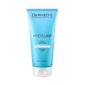 ديرميديك هيدراين 3 هيالورو جل غسول كريمي للبشرة الجافة 200 مل